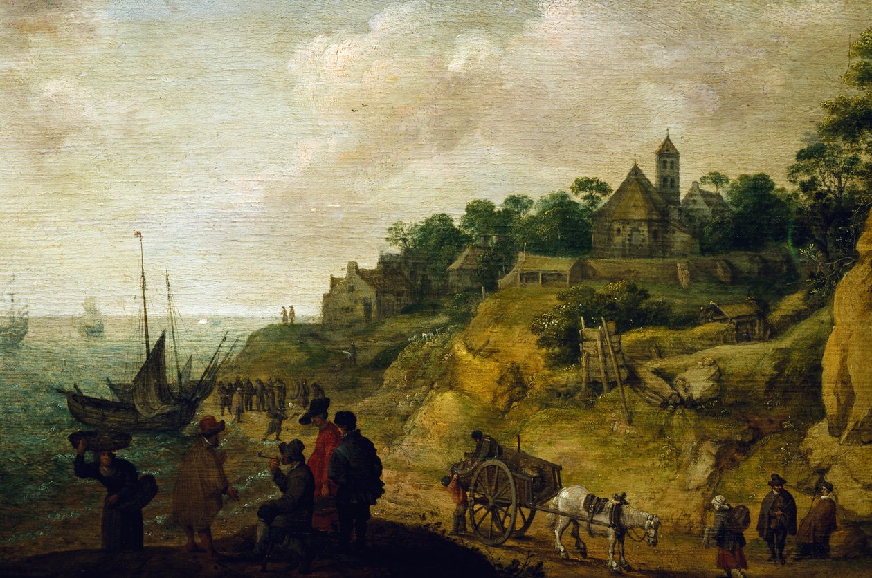 Hollantilainen maisema, Pieter de Neynin (1597-1639) ansioksi. od Pieter de Neyn