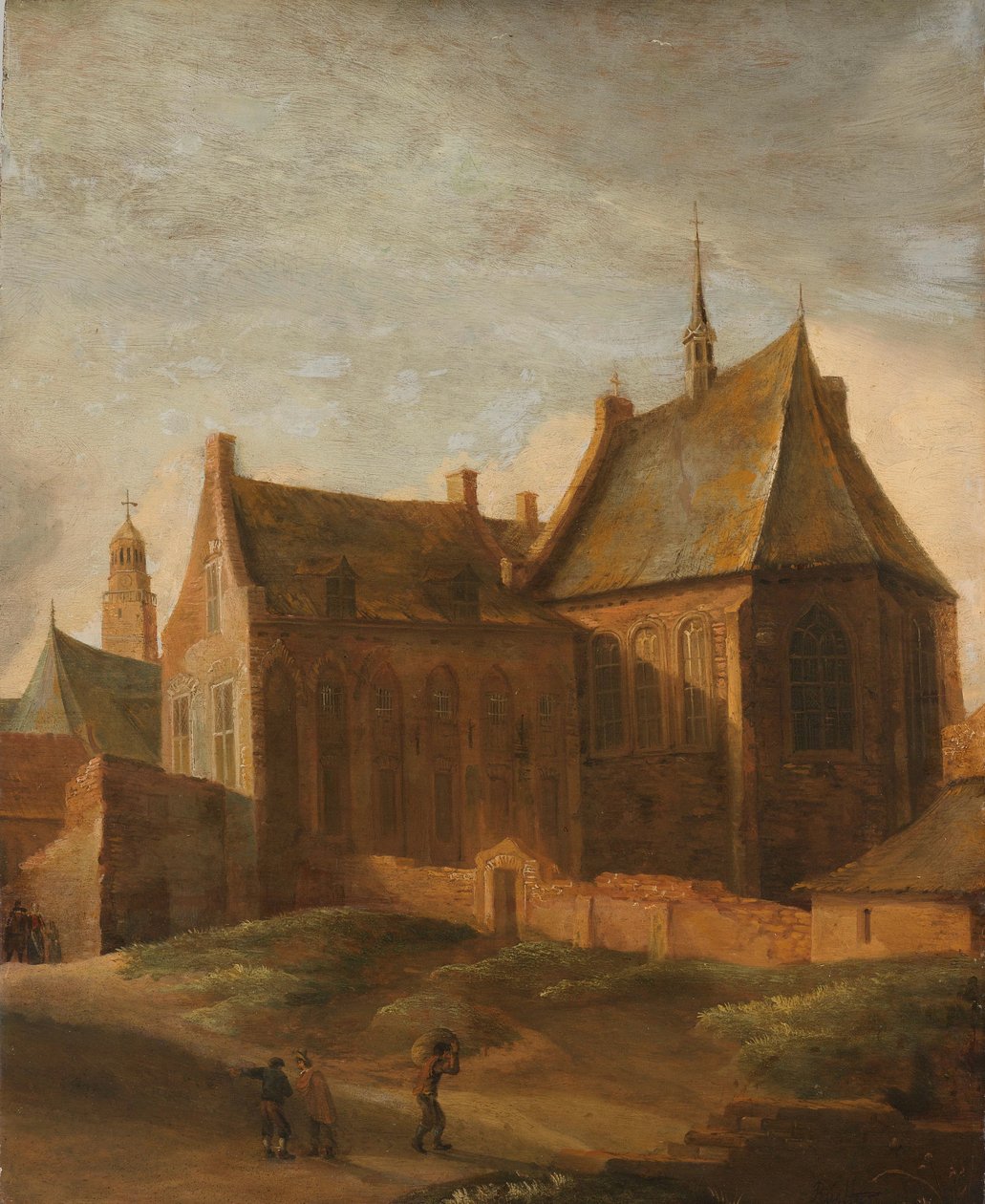 Klášter svaté Anežky v Utrechtu od Pieter des Ruelles