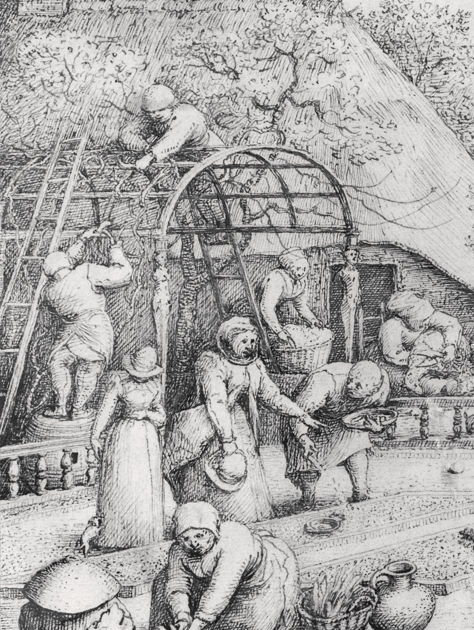 Detail jara od Pieter Bruegel the Elder