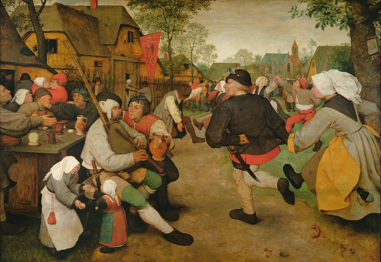 Selský tanec od Pieter the Elder Bruegel