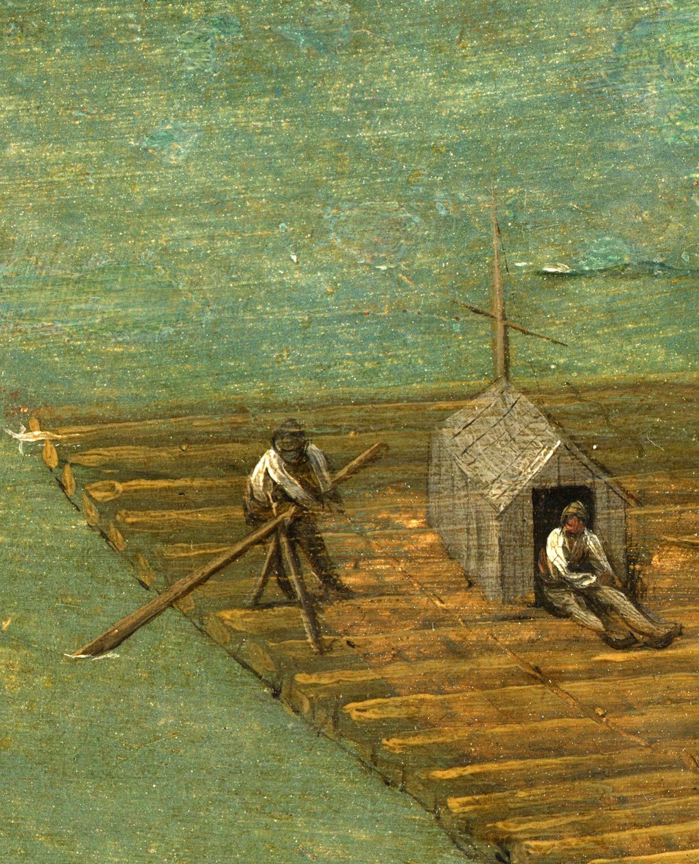 Detail voru z Babylonské věže od Pieter the Elder Bruegel