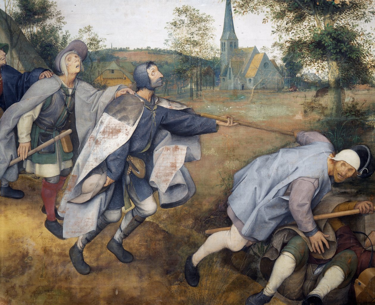 Slepý vede slepého od Pieter Bruegel the Elder