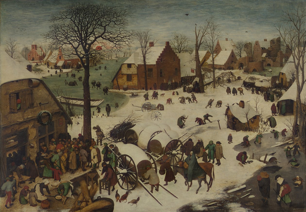 Sčítání lidu v Betlémě od Pieter Bruegel the Elder