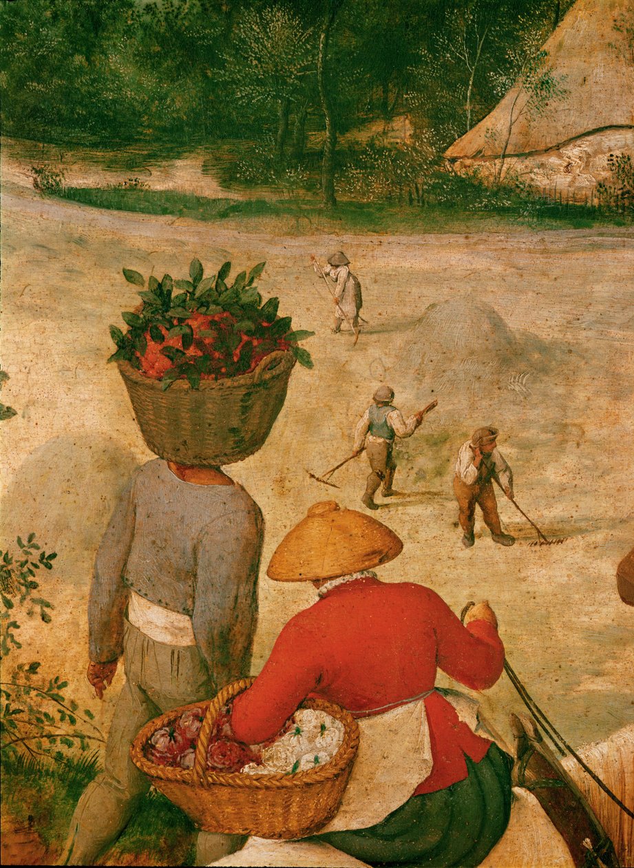 Sklizeň sena ... (olej na dubovém dřevě) od Pieter the Elder Bruegel