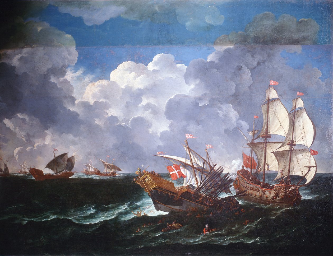 Bitevní loď (malba od Pieter the Younger Mulier