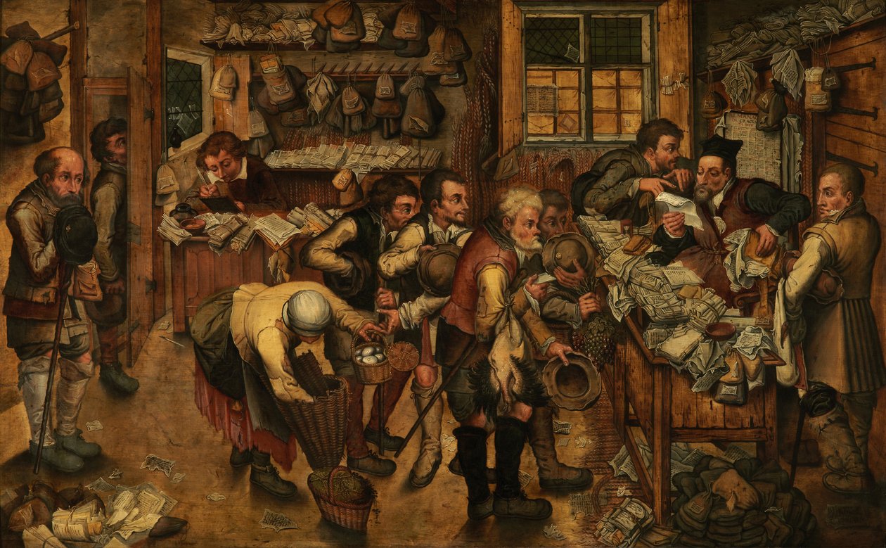 Selský právník (olej na desce) od Pieter the Younger (after) Brueghel
