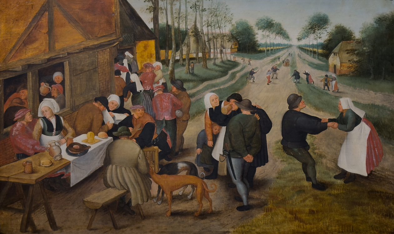 Vlámský kermesse, druhá polovina 16. století (olej na dřevě) od Pieter the Younger (studio of) Brueghel
