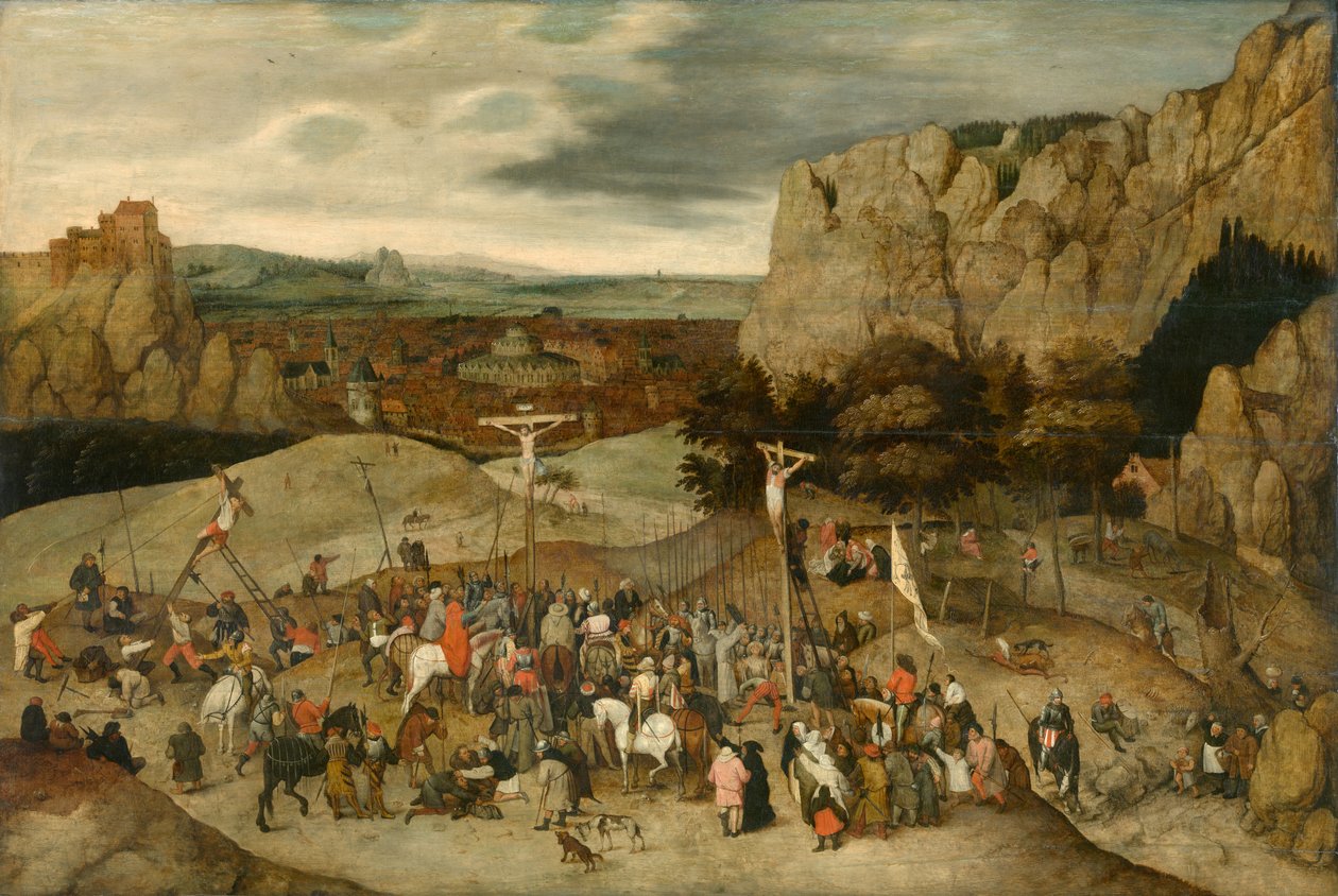 Kalvárie (olej) od Pieter the Younger Brueghel