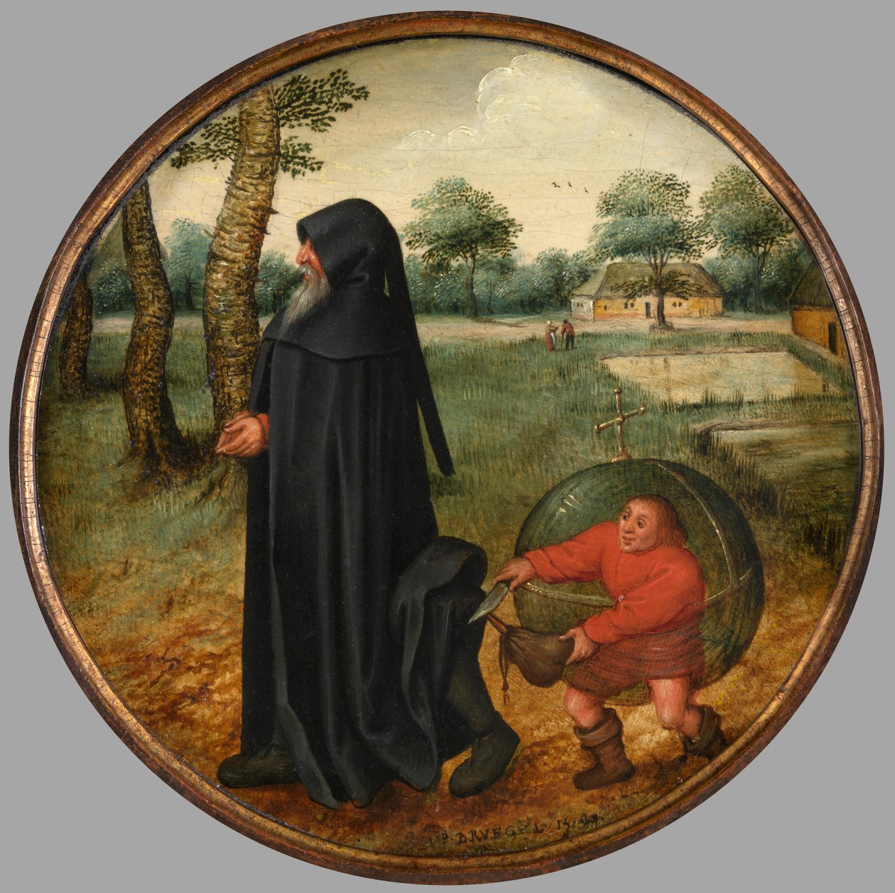 Truchlím, protože svět je tak nedůvěryhodný od Pieter the Younger Brueghel