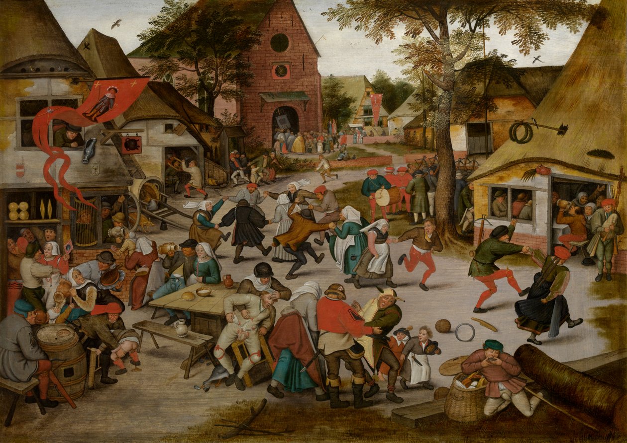 Kermesse svátku svatého Jiří (olej na desce) od Pieter the Younger Brueghel