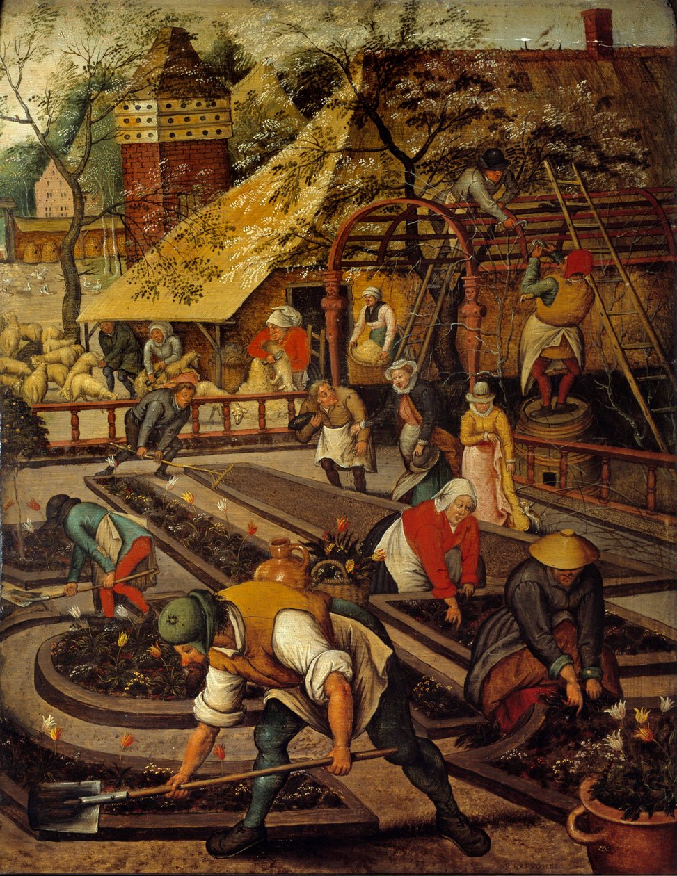 Jarní malba od Pietera le Jeune dit Brueghel d