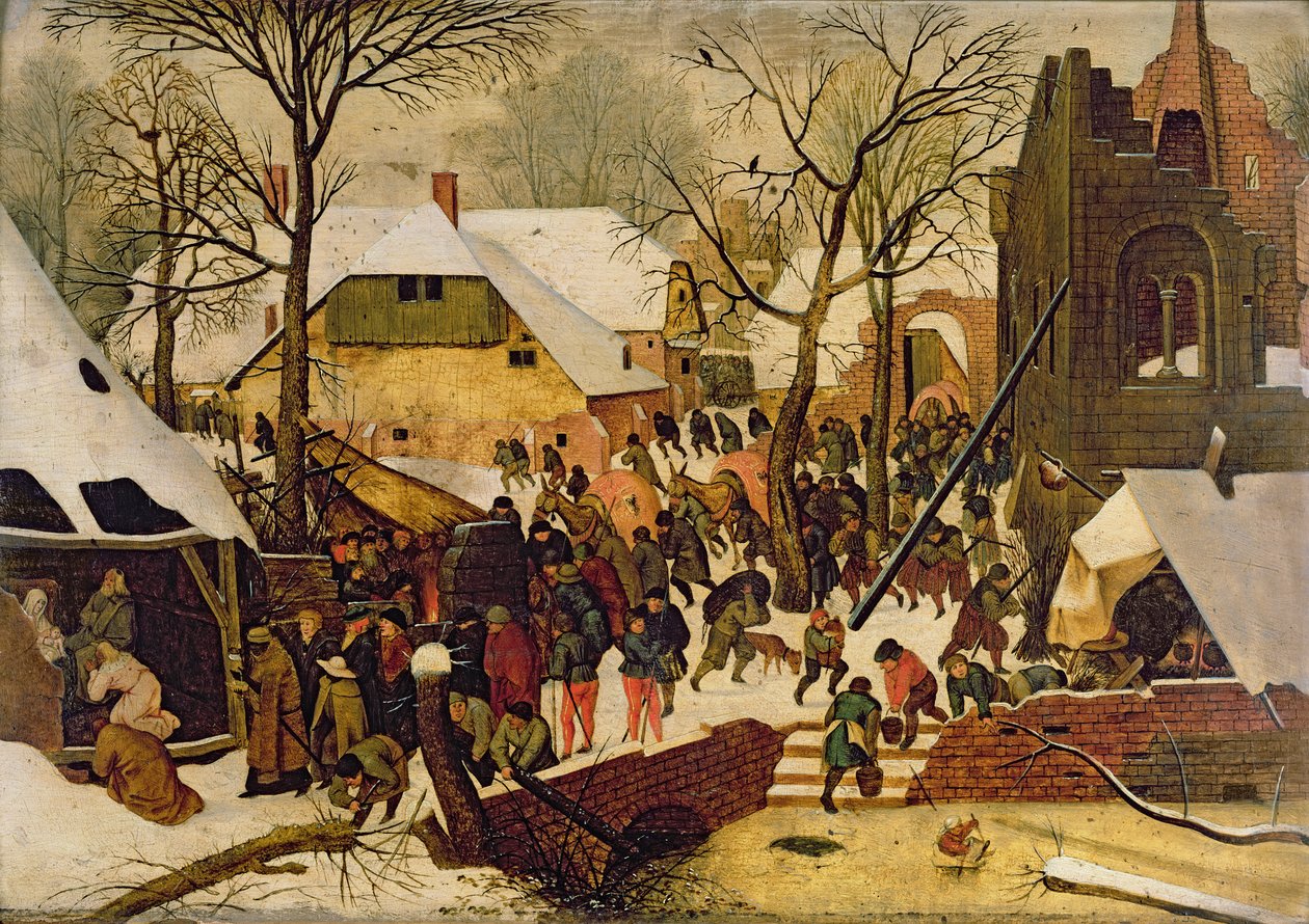 Klanění tří králů od Pieter Brueghel the Younger