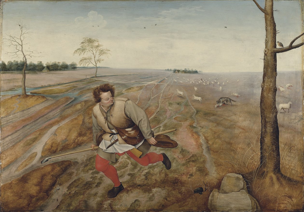 Zlý pastýř od Pieter Brueghel the Younger