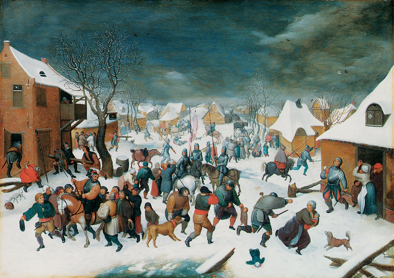 Masakr neviňátek, 1605 od Pieter Brueghel the Younger