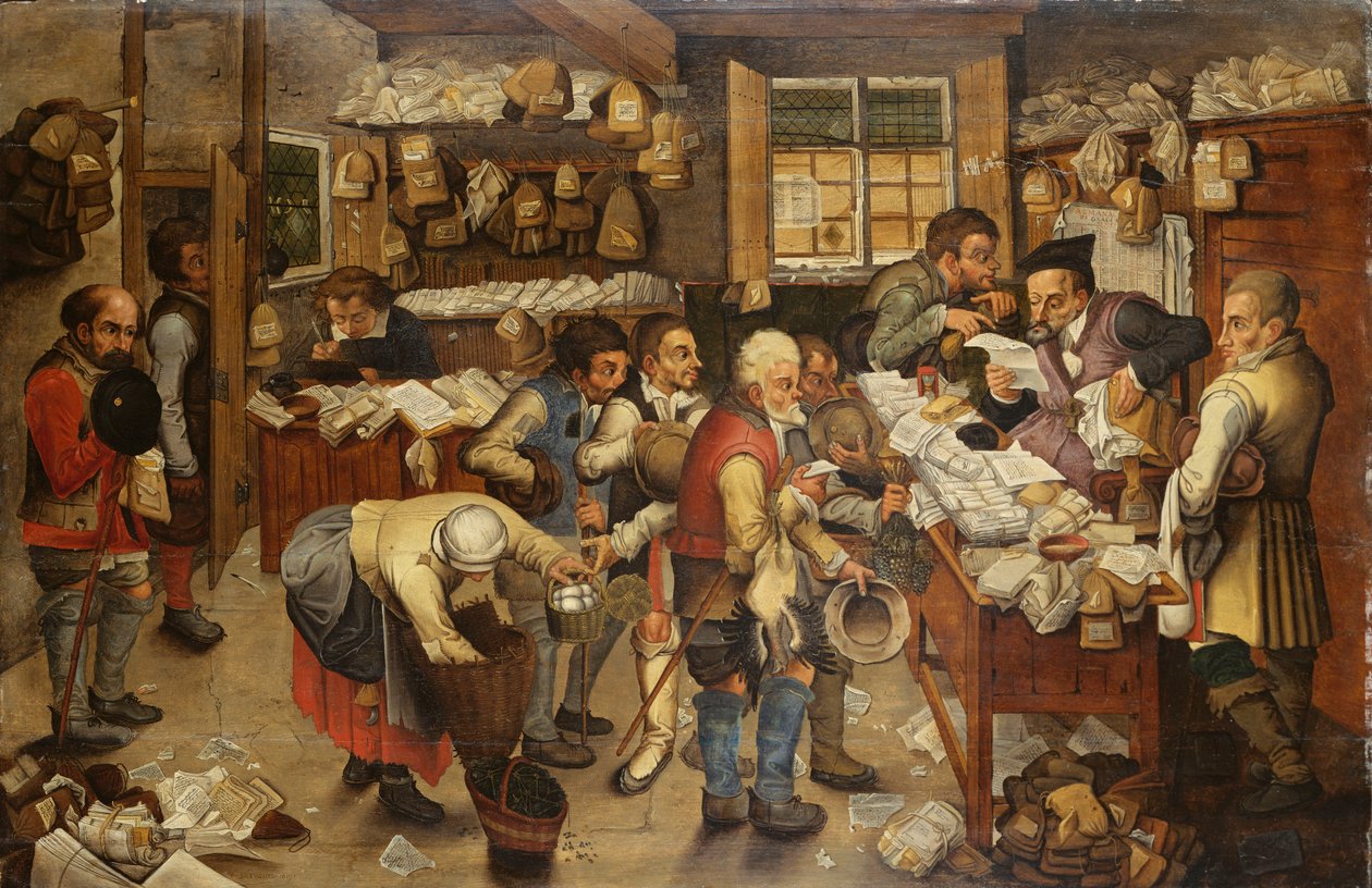 Platba desátku, 1619 od Pieter Brueghel the Younger