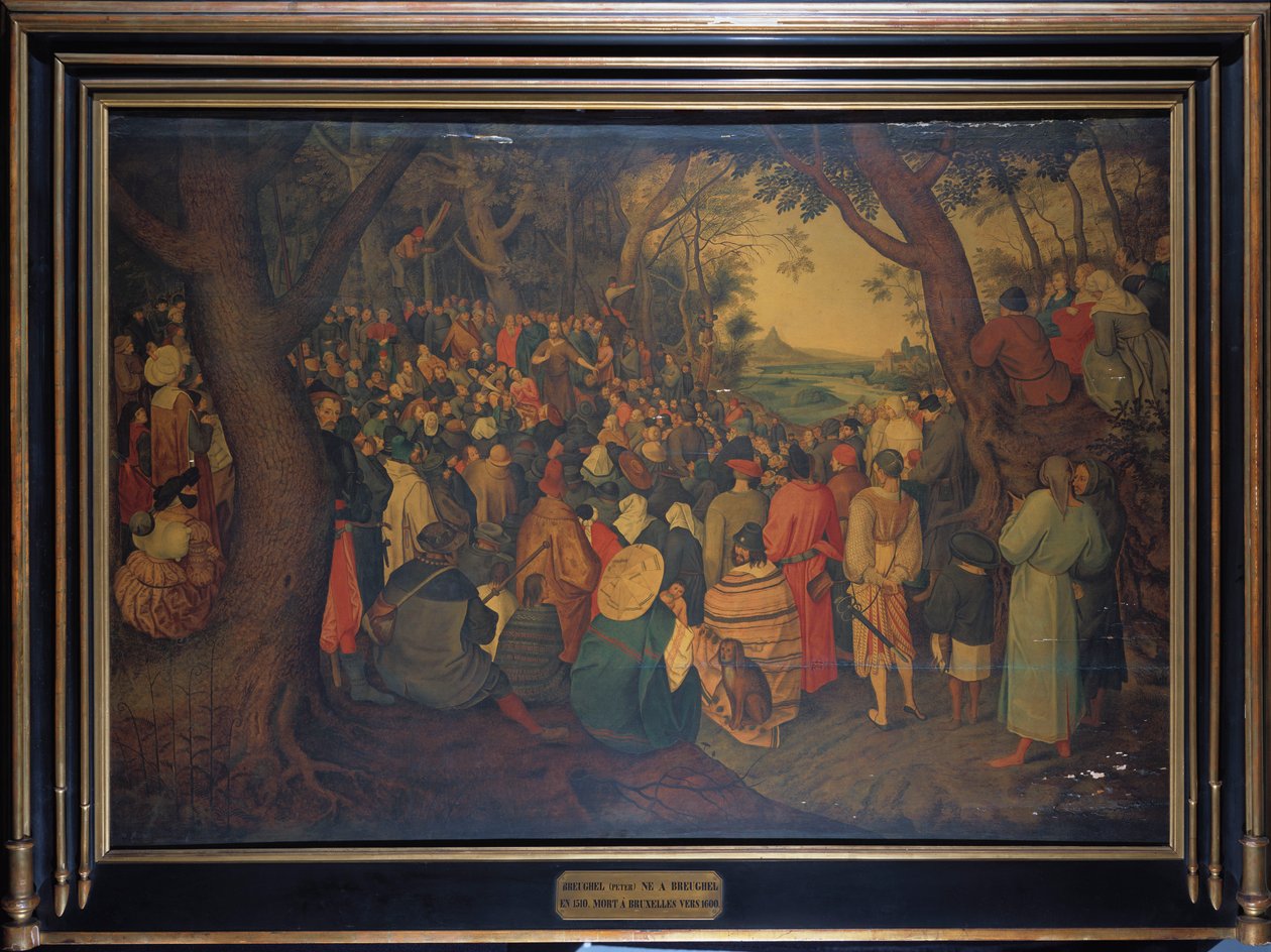 Kázání sv. Jana Křtitele od Pieter Brueghel the Younger