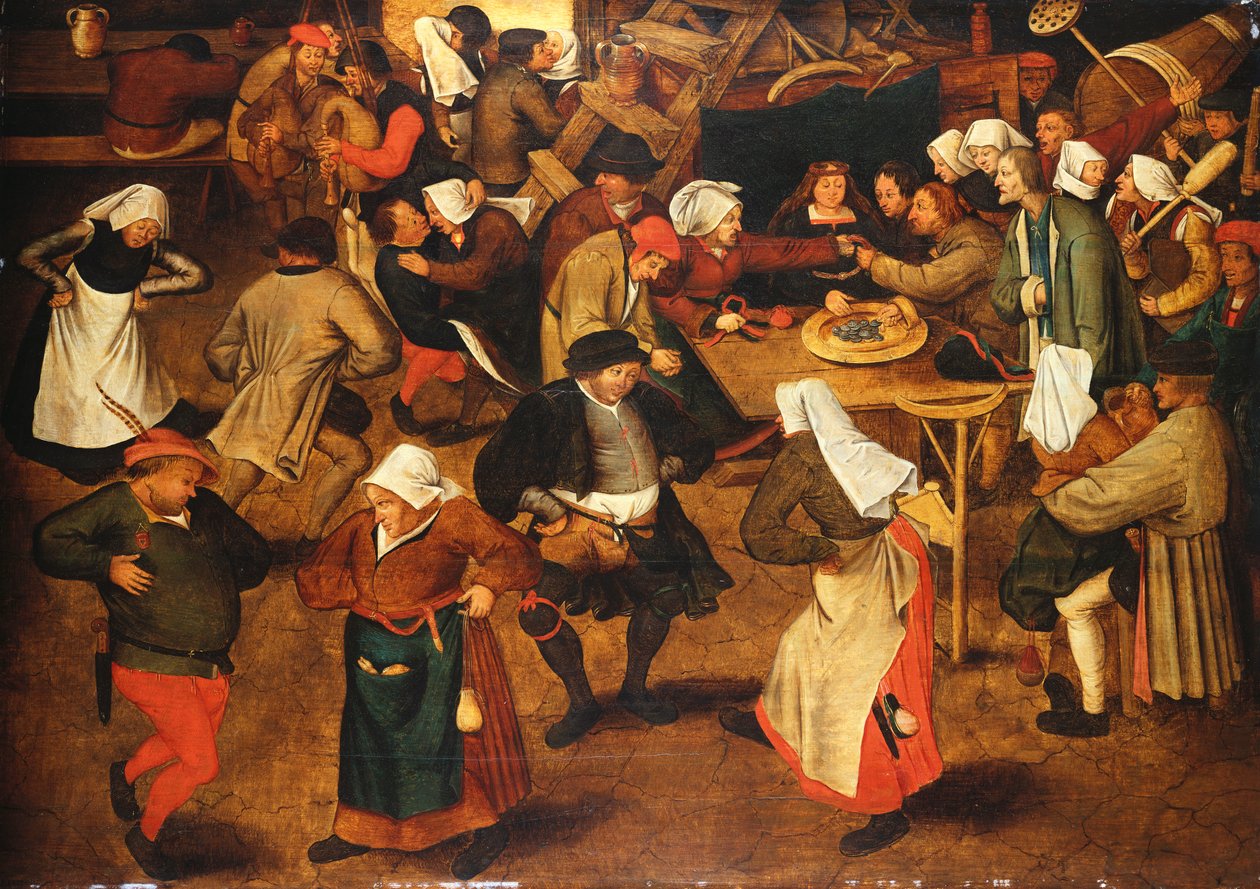 Svatební tanec od Pieter Brueghel the Younger