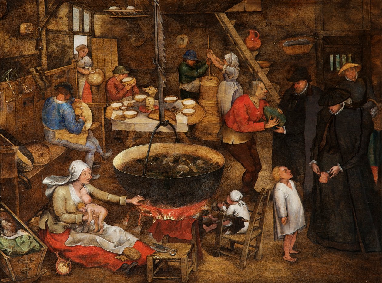 Návštěva na statku od Pieter the Younger Brueghel