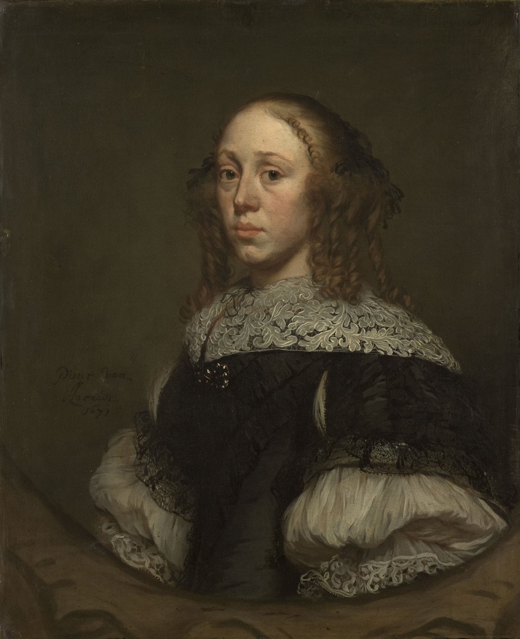 Portrét ženy od Pieter van Anraedt