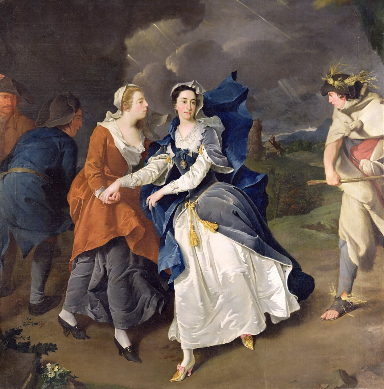 Paní Cibber (1714-66) jako Cordelie od Pieter van Bleeck