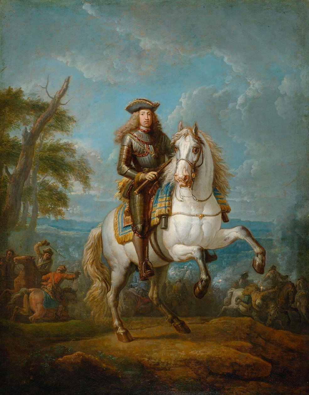 Jezdecký portrét Karla VI., císaře Svaté říše římské od Pieter van Bloemen