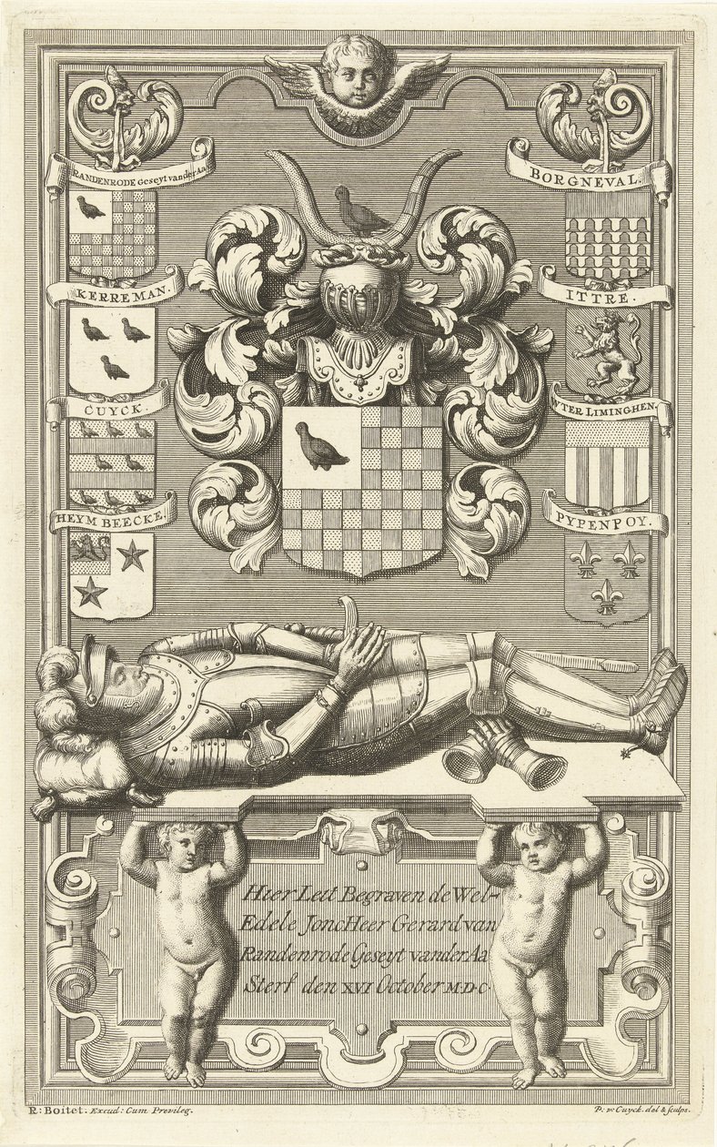 Hrob Gerarda van Randenrode van der Aa od Pieter van Cuyck (I)