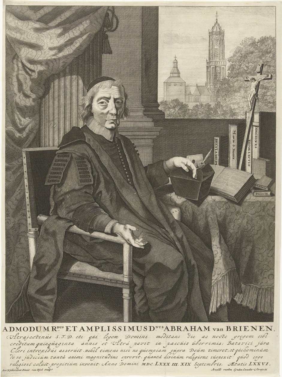 Portrét pastora Abrahama van Brienena od Pieter van Dijck
