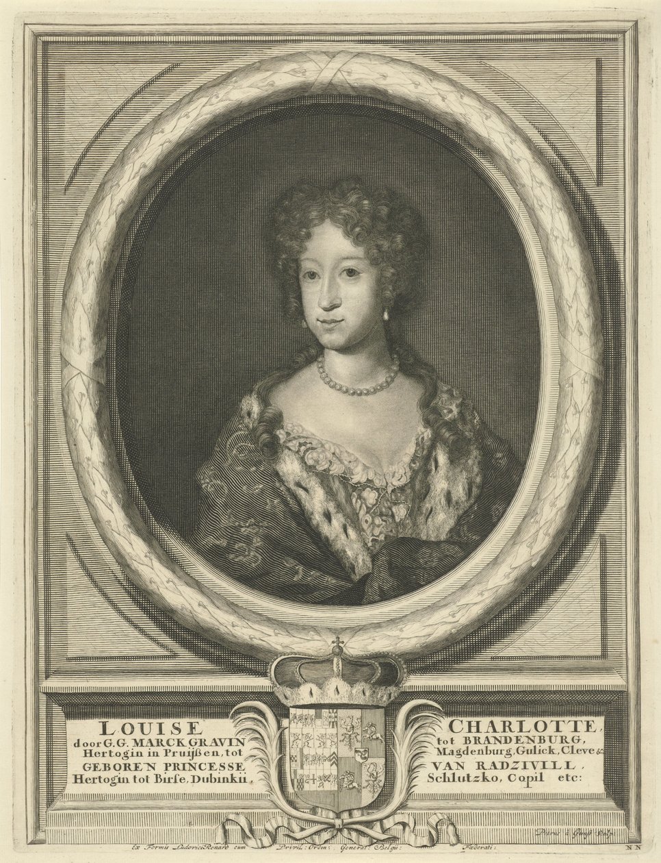 Ludvika Karalina Radzivił. Ludvika Karalina Radziwił (1688-1711) od Pieter van Gunst