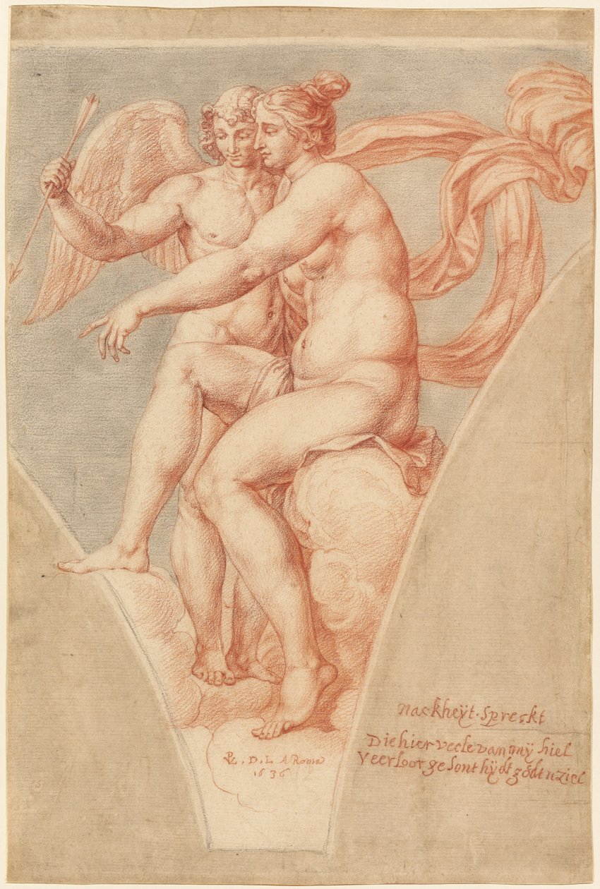 Venuše a Amor (podle Rafaela) od Pieter van Lint