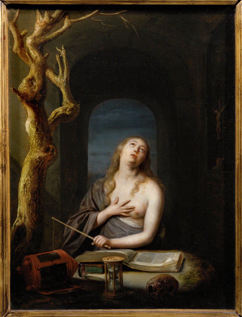 Svatá Magdaléna kajícnice - Saint Mary Magdalen penitent ... od Pieter van Slingelandt