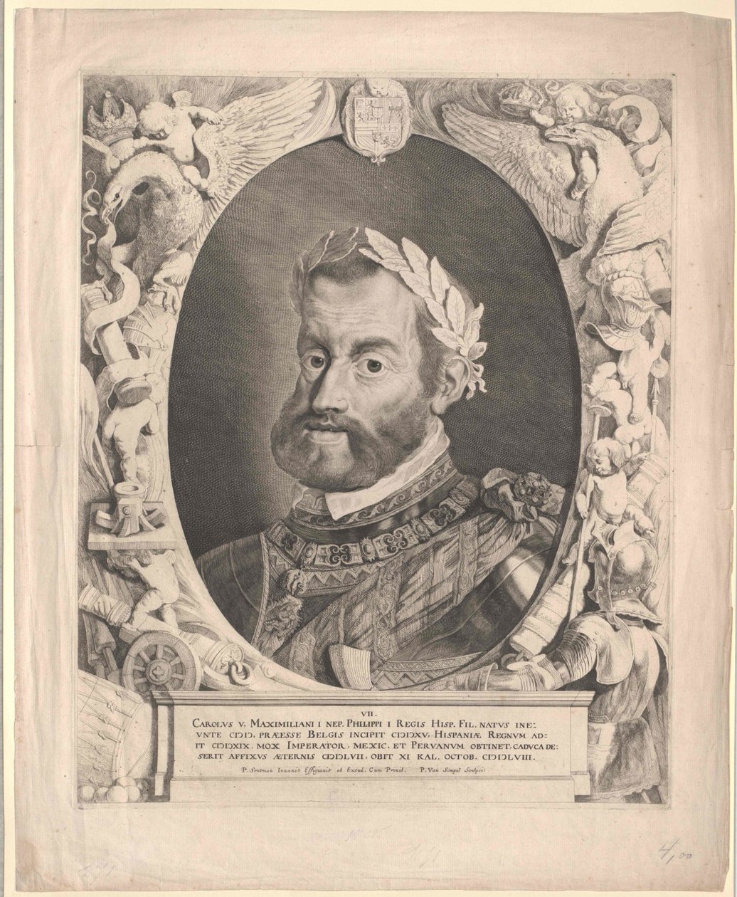 Císař Svaté říše římské Karel V. (tisk) od Pieter van Sompel