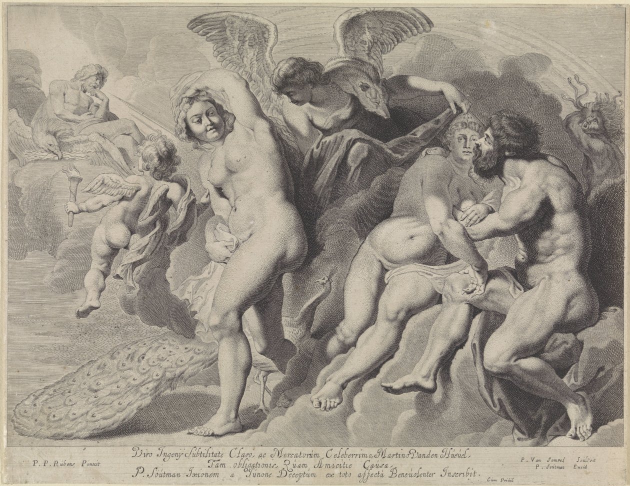 Ixion Oklamaný Juno a Jupiterem od Pieter van Sompel