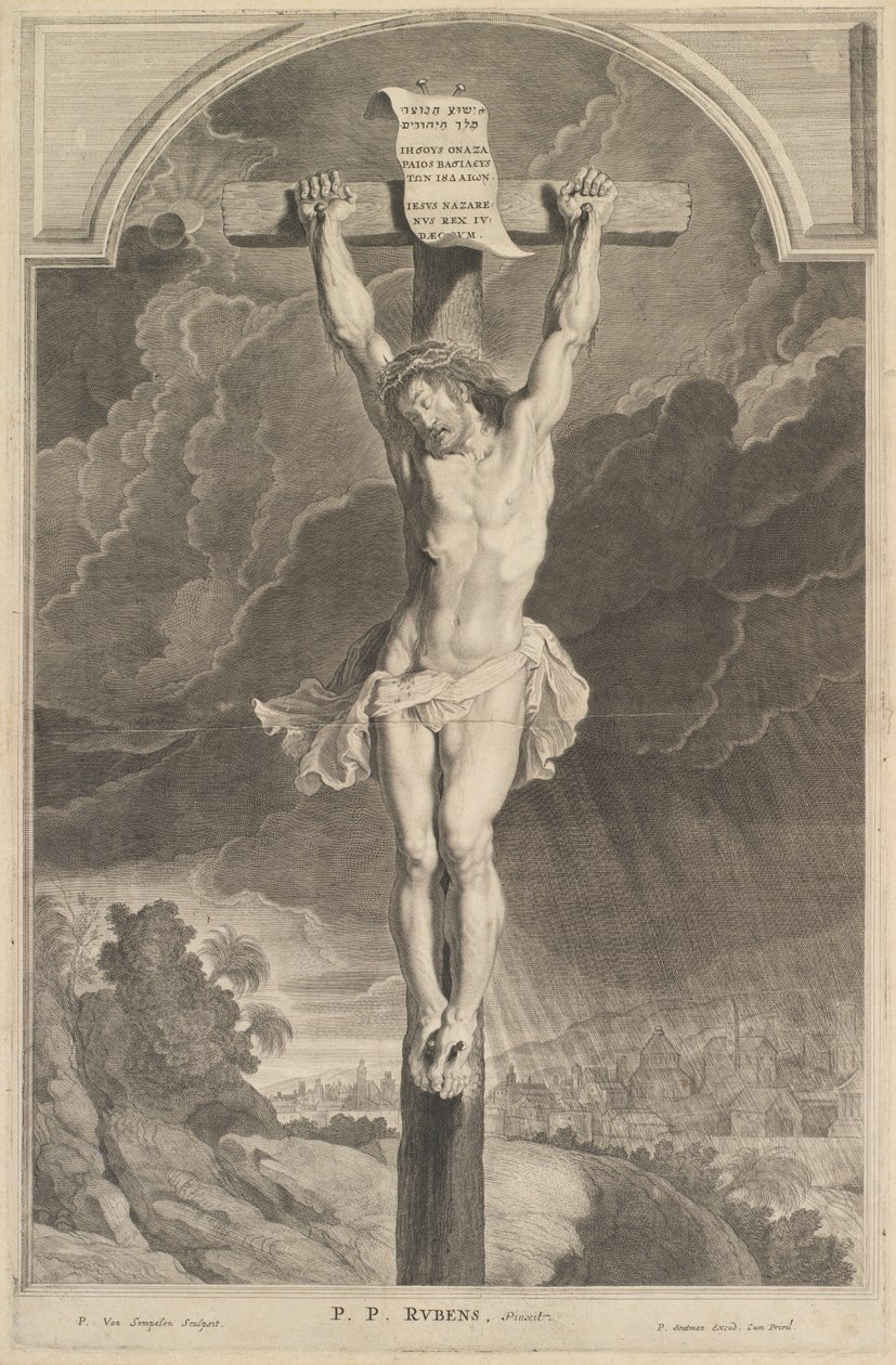 Kristus na kříži od Pieter van Sompel