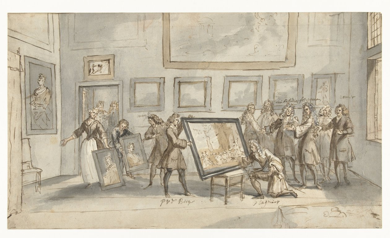 Princ Eugenius Savojský u obchodníka s uměním J.P. Léto od Pieter van den Berge