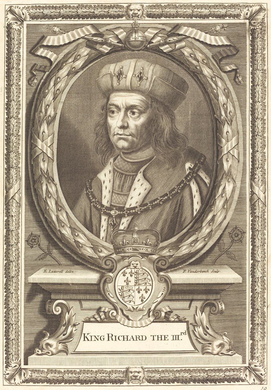 Král Richard III od Pieter van der Banck after Edward Lutterell