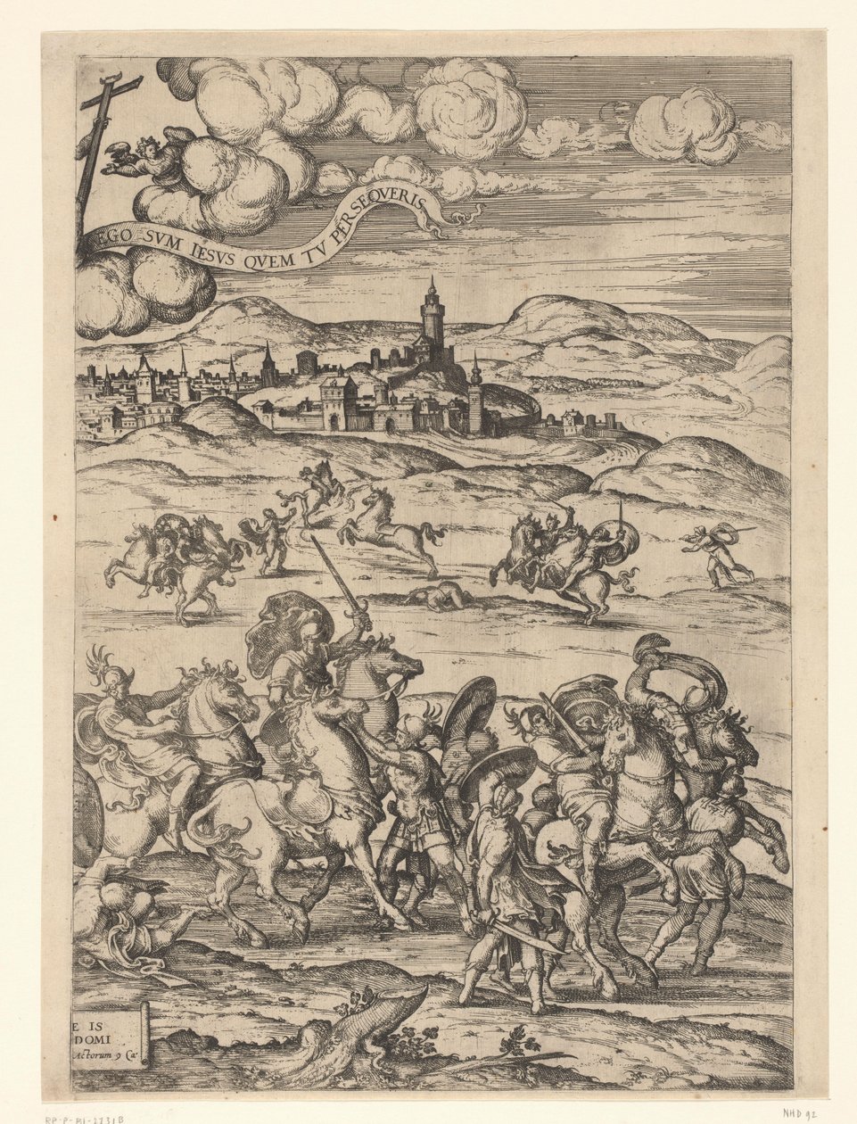 Obrácení Pavla od Pieter van der Borcht (I)