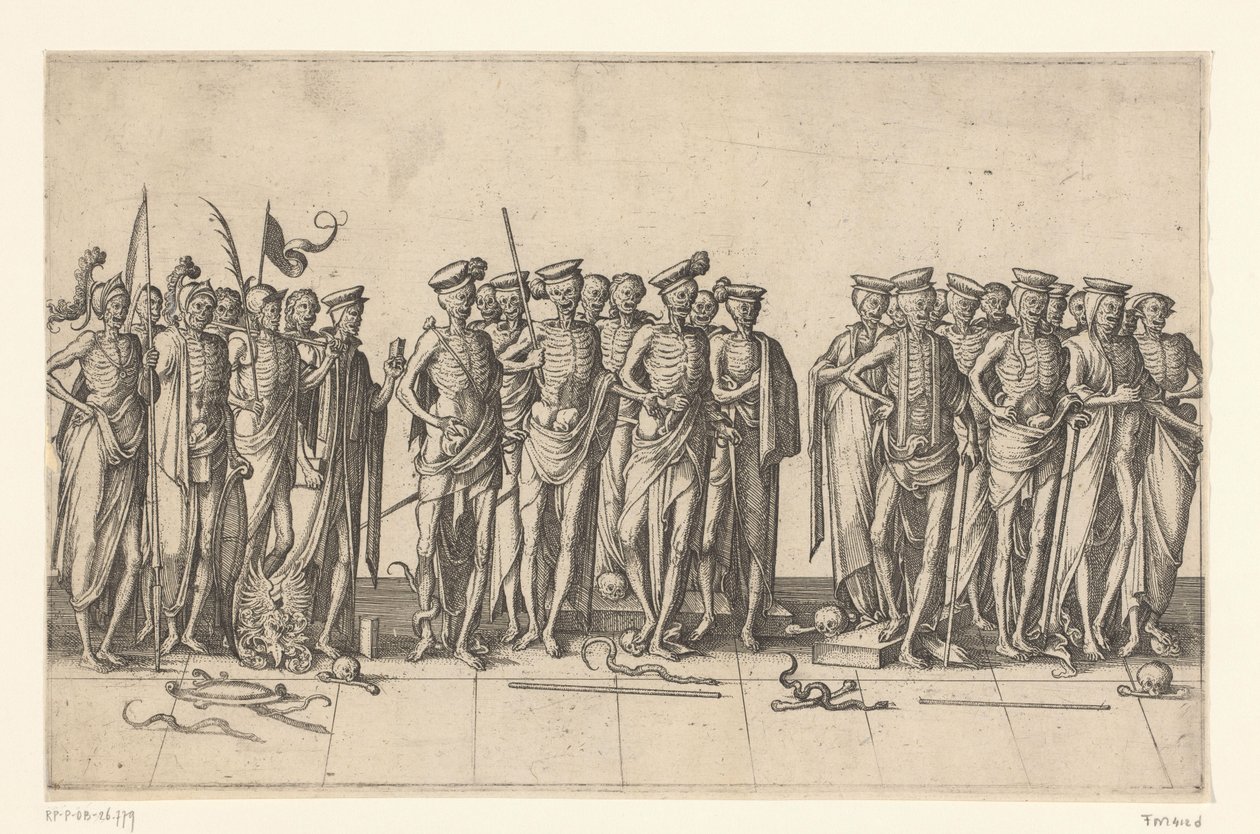 Průvod mrtvých od Pieter van der Borcht (I)