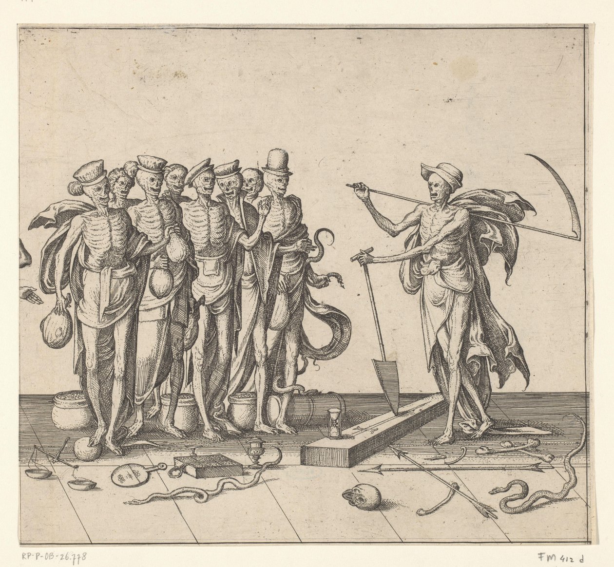 Průvod mrtvých od Pieter van der Borcht (I)