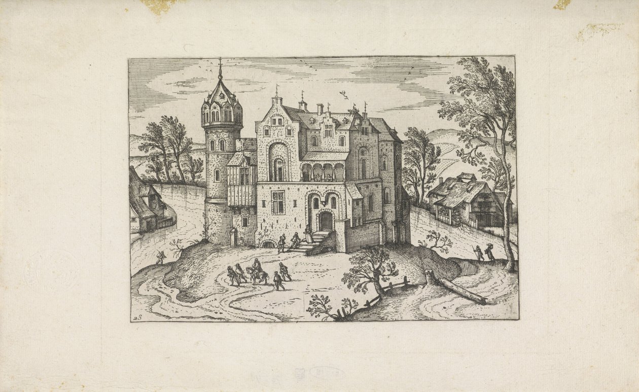 Hrad na řece Malé krajiny (název série) od Pieter van der Borcht (I)