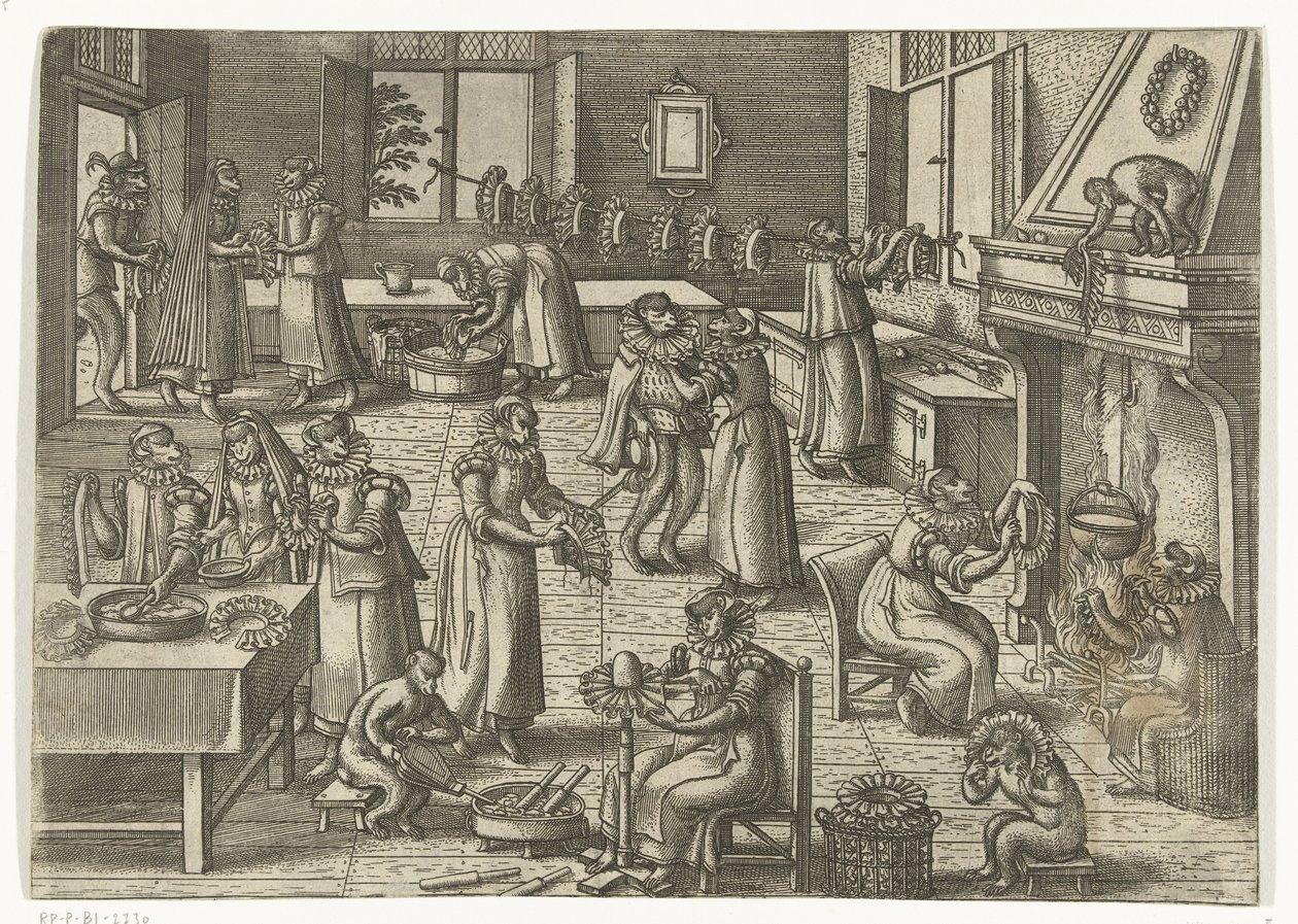 obojkové studio Apenspel (název série) od Pieter van der Borcht (I)