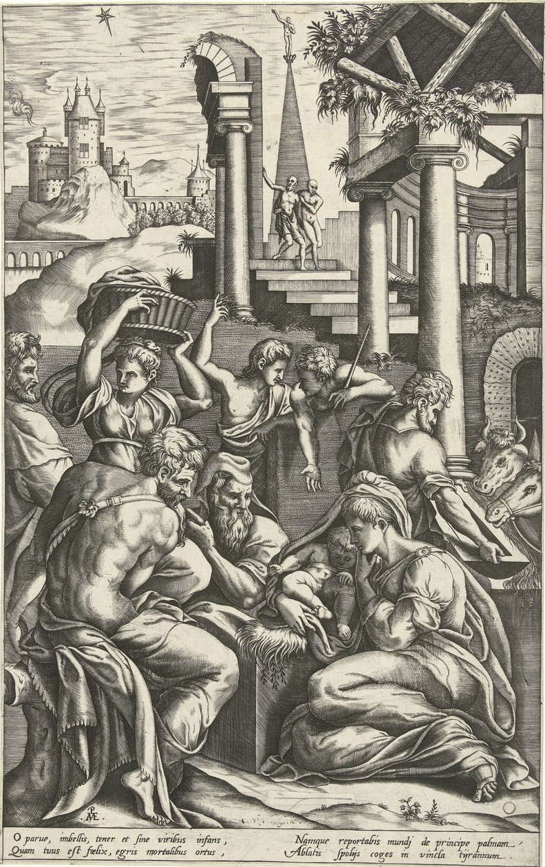 Klanění pastýřů od Pieter van der Heyden