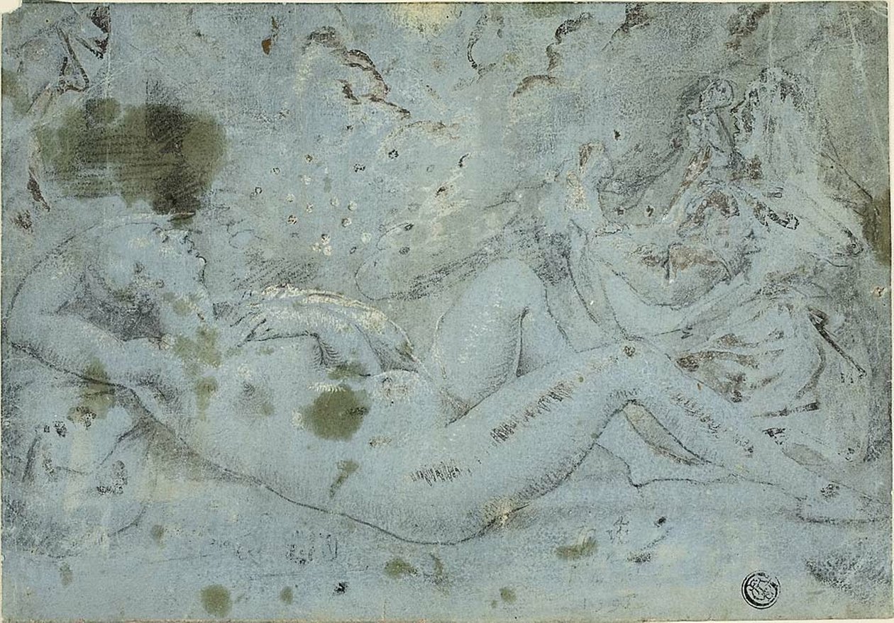 Danae a sprcha zlata od Pieter van der Heyden