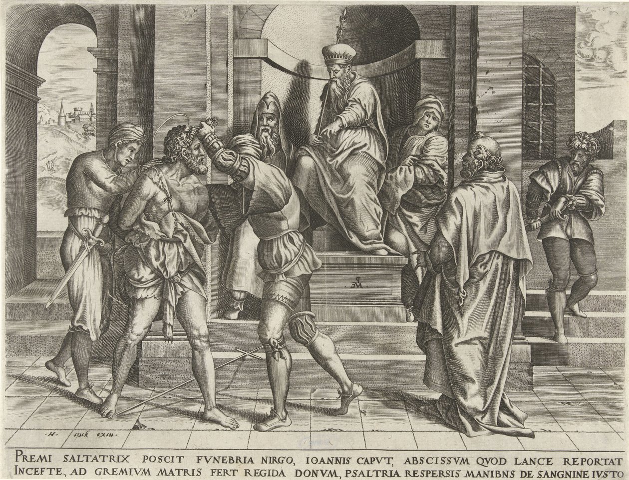 Uvěznění Jana Křtitele od Pieter van der Heyden