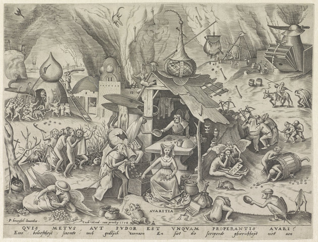lakota Avaritia (název na objektu) Sedm smrtelných hříchů (název série) od Pieter van der Heyden