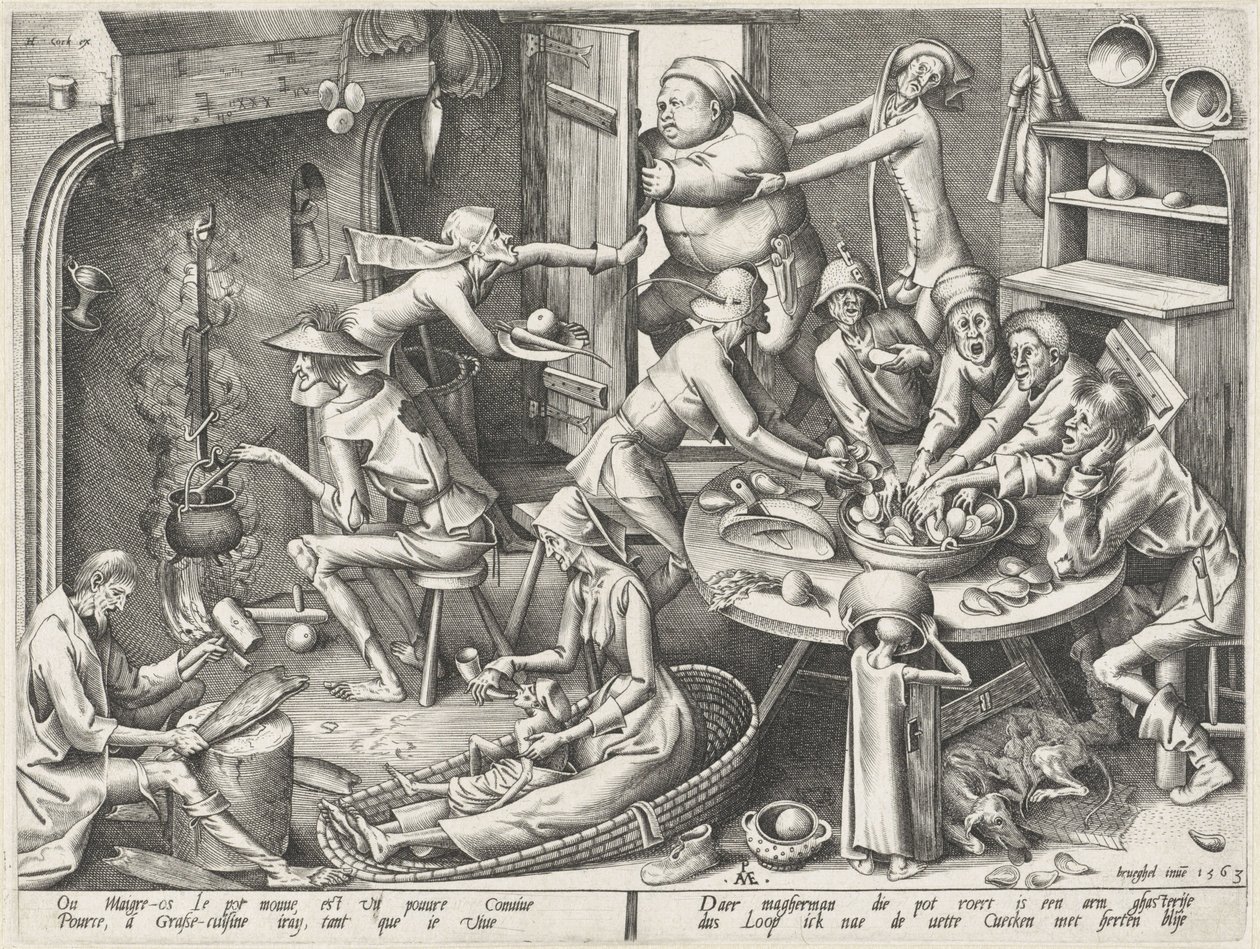 hubená kuchyně Štíhlá kuchyně a mastná kuchyně (název série) od Pieter van der Heyden