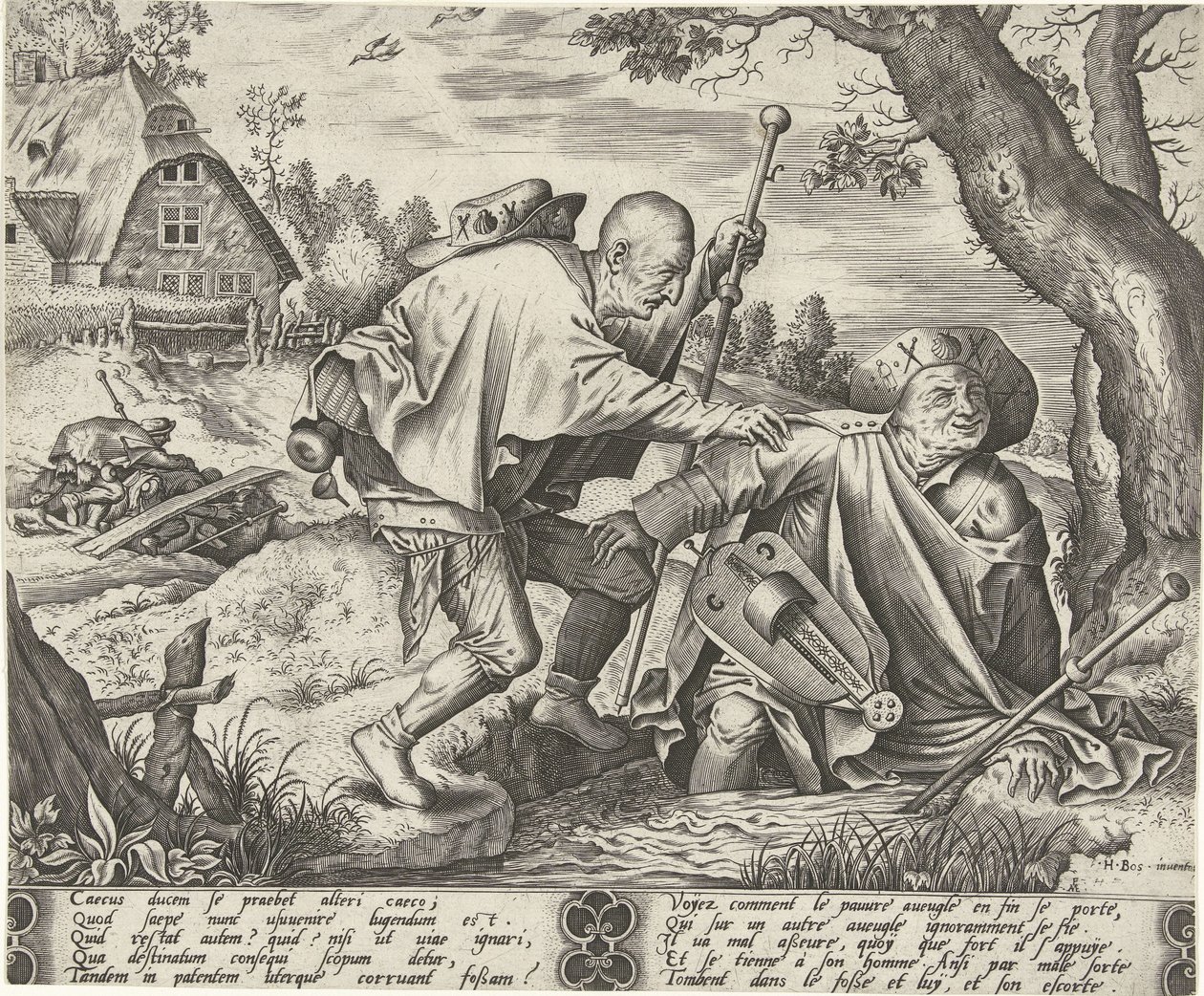 Podobenství o dvou slepých od Pieter van der Heyden