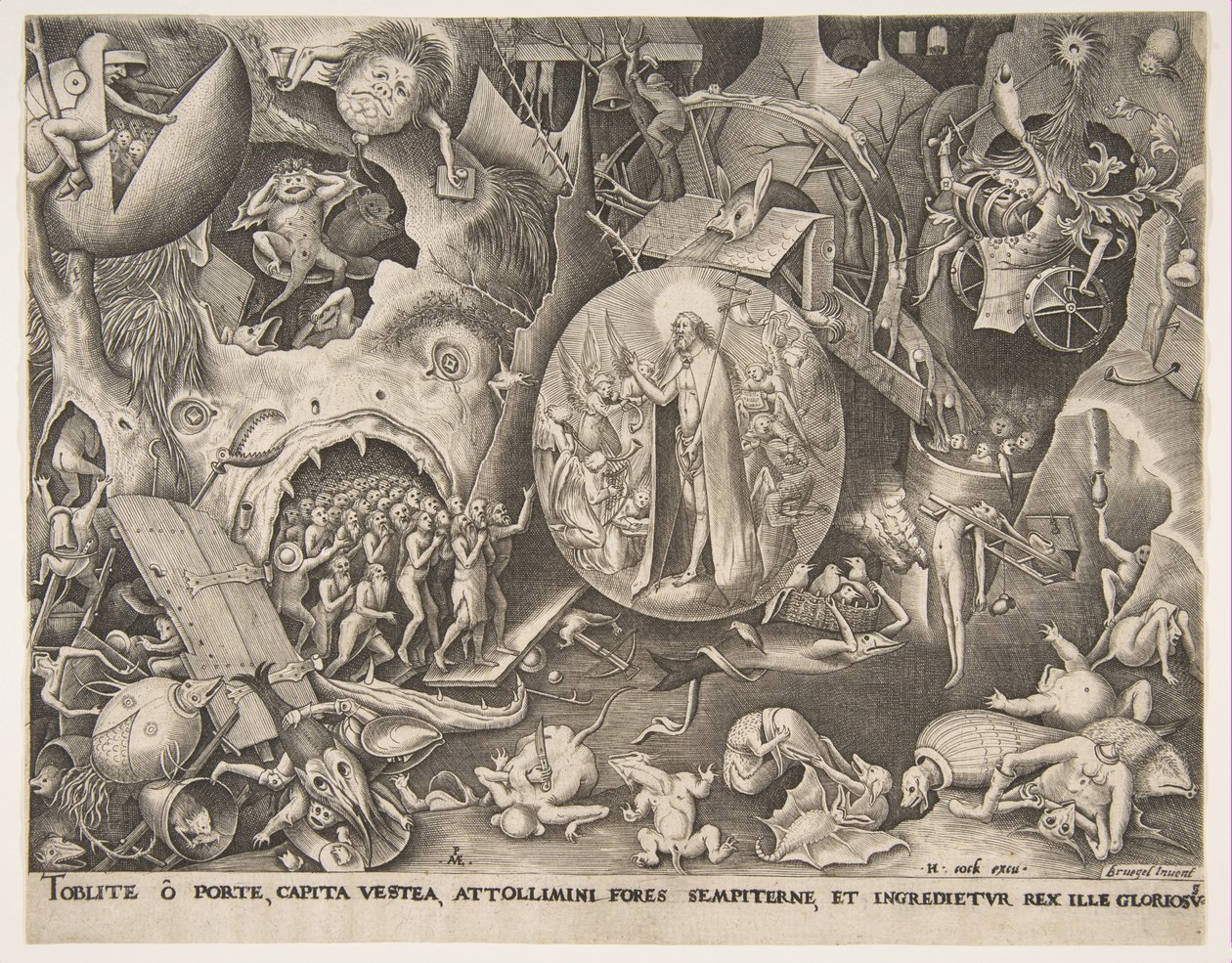 The Descent of Christ Into Limbo, ca. 1561. od Pieter van der Heyden