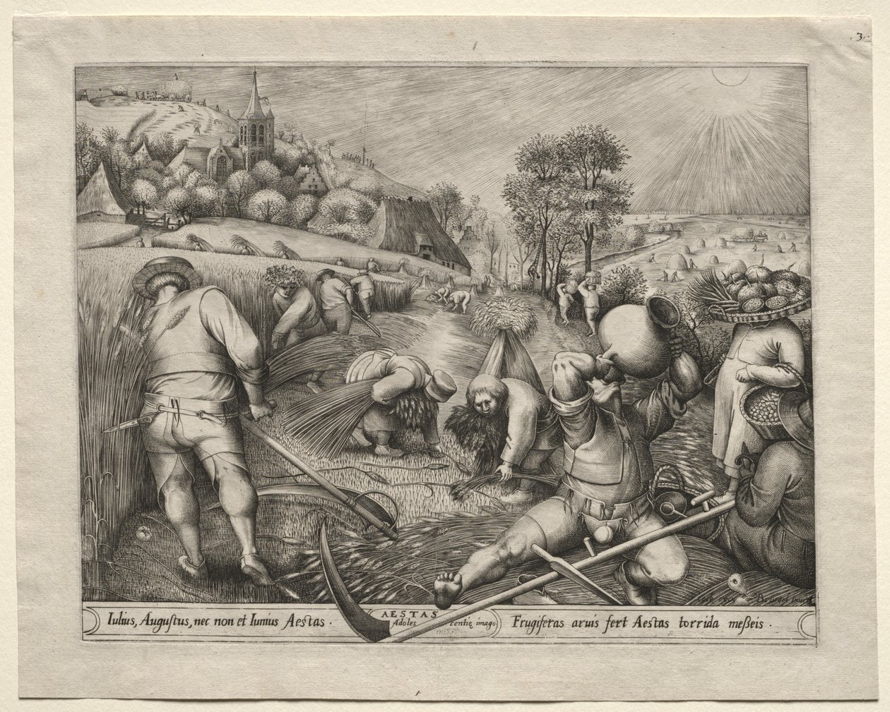 Čtvero ročních období: Léto, 1570. od Pieter van der Heyden