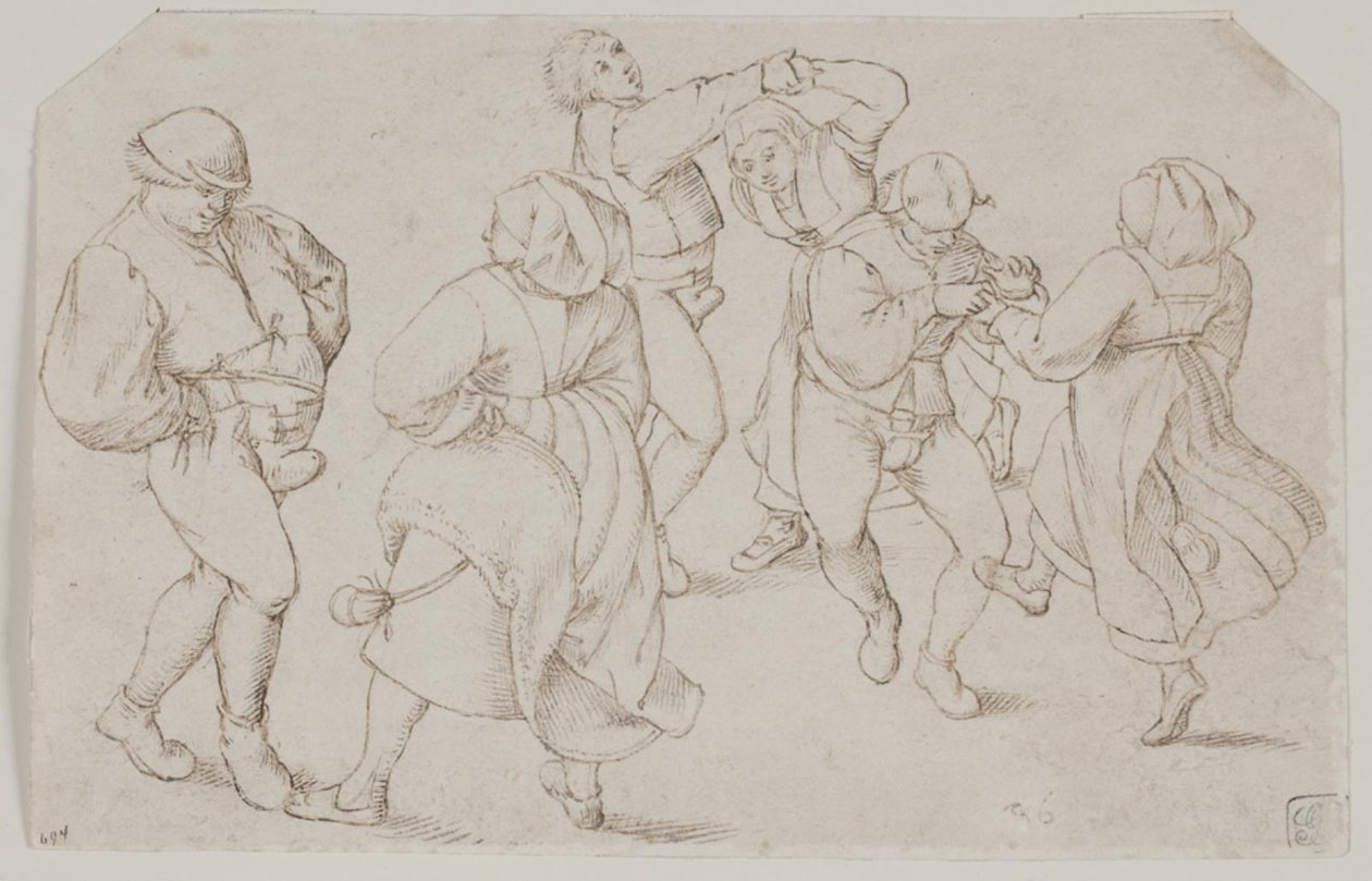Svatební tanec od Pieter van der Heyden