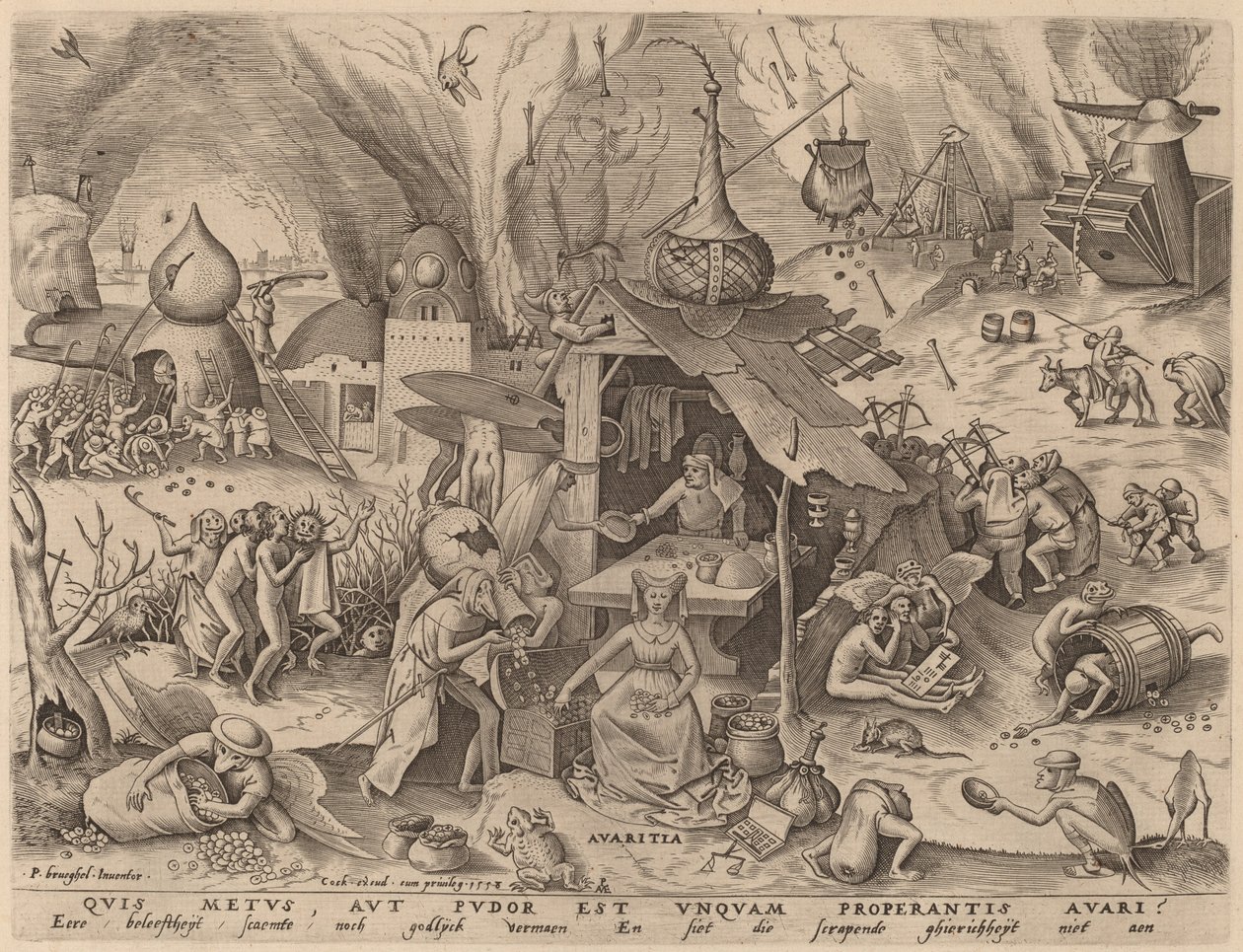 Lakota od Pieter van der Heyden after Pieter Bruegel the Elder